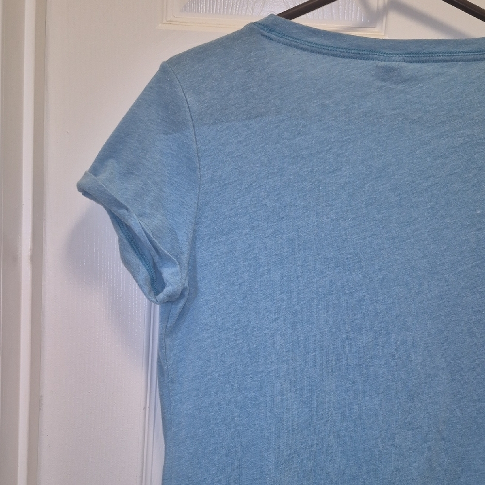 Hollister Blue Fitted Short Sleeve Tee - Picture 7 of 12